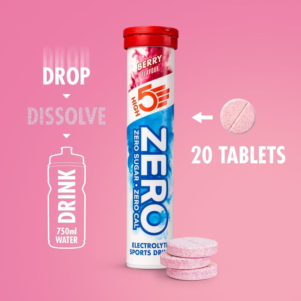 ZERO Electrolyte Tablet - Hydration Tablets Enhanced with Vitamin C - 0 Calories & Sugar Free